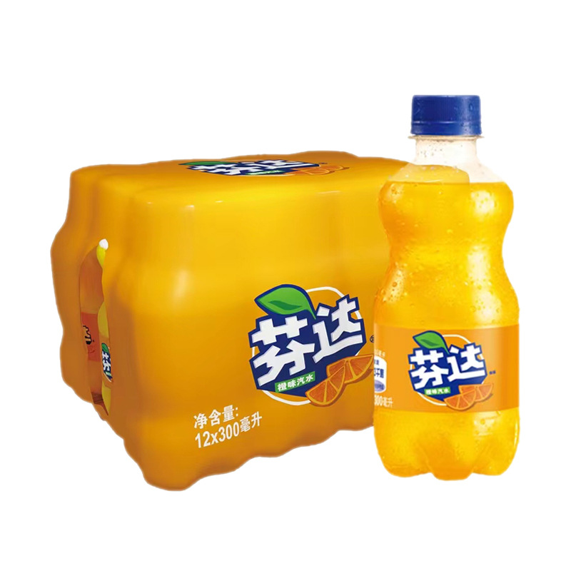 橙味芬达含糖300ml*12瓶无规格碳酸饮料无规格-阿里巴巴
