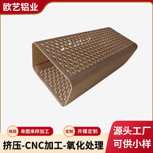 铝制品外壳电源控制器散热电源外壳氧化冲孔CNC工业铝型外壳加工