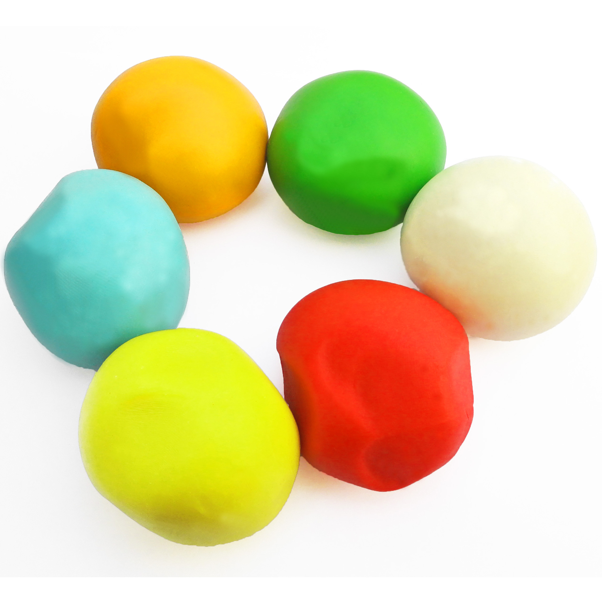 京艺坊面人面塑面团材料100克24色单色有套装面泥搭配包邮