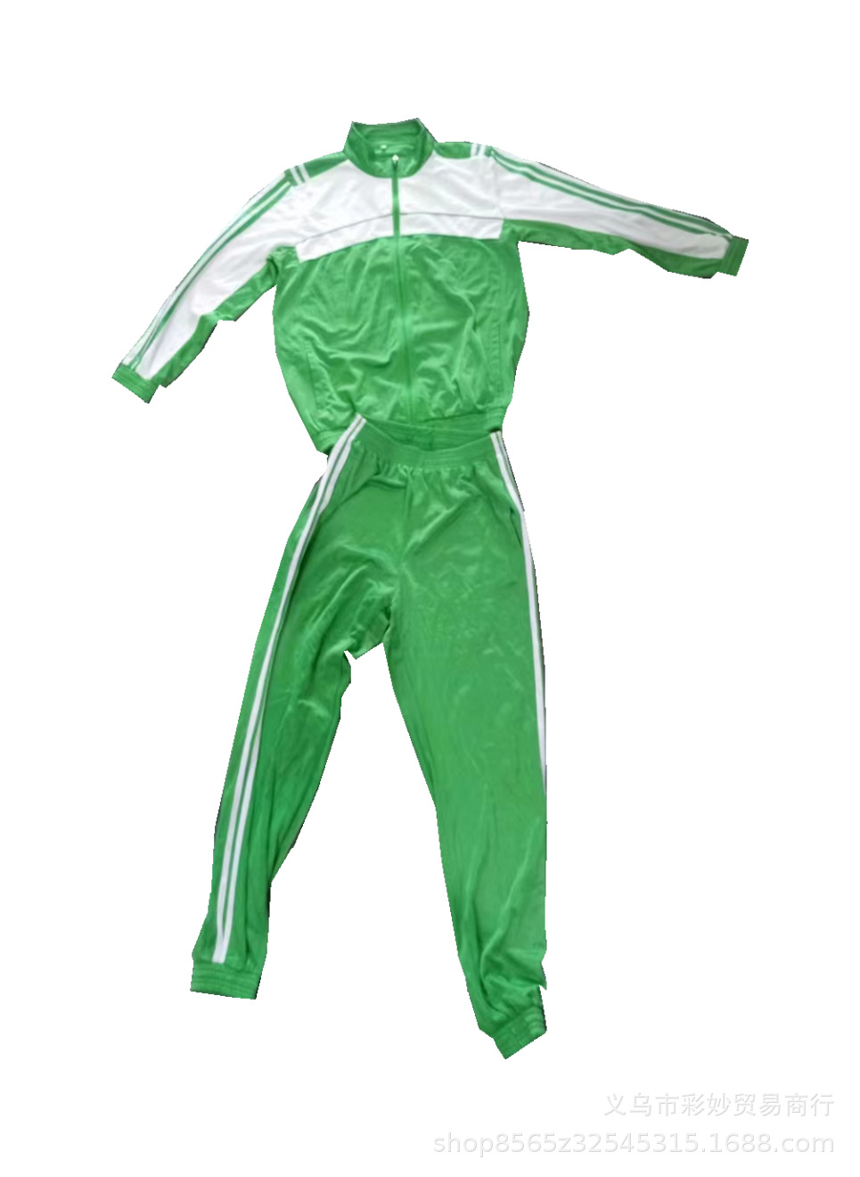 秋冬季新款diylogo青春活力绿色全衣校服班服运动服学生长袖套装