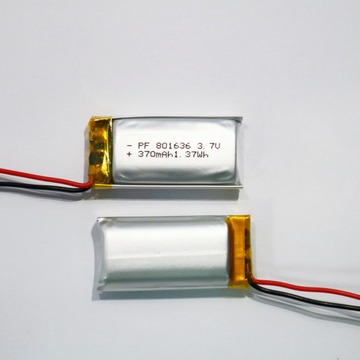 801636 370mah 电子烟电池 聚合物锂电池