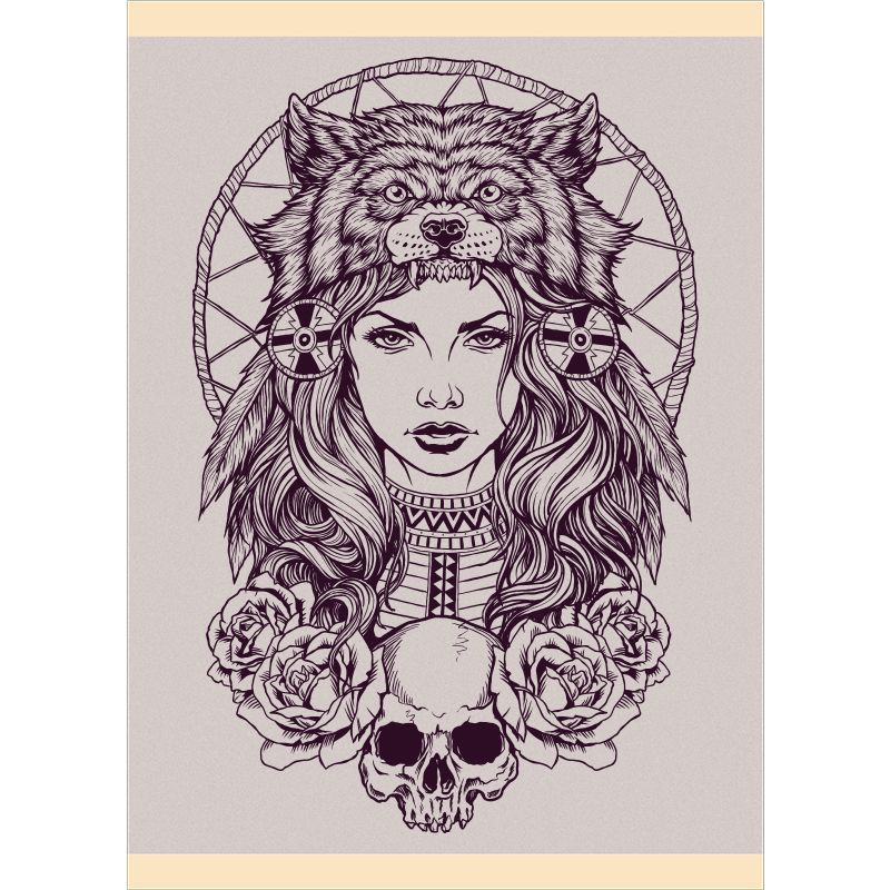 纹身转印纸 转印专用转印纸 可反复使用纹身耗材品描图纸工具印纸