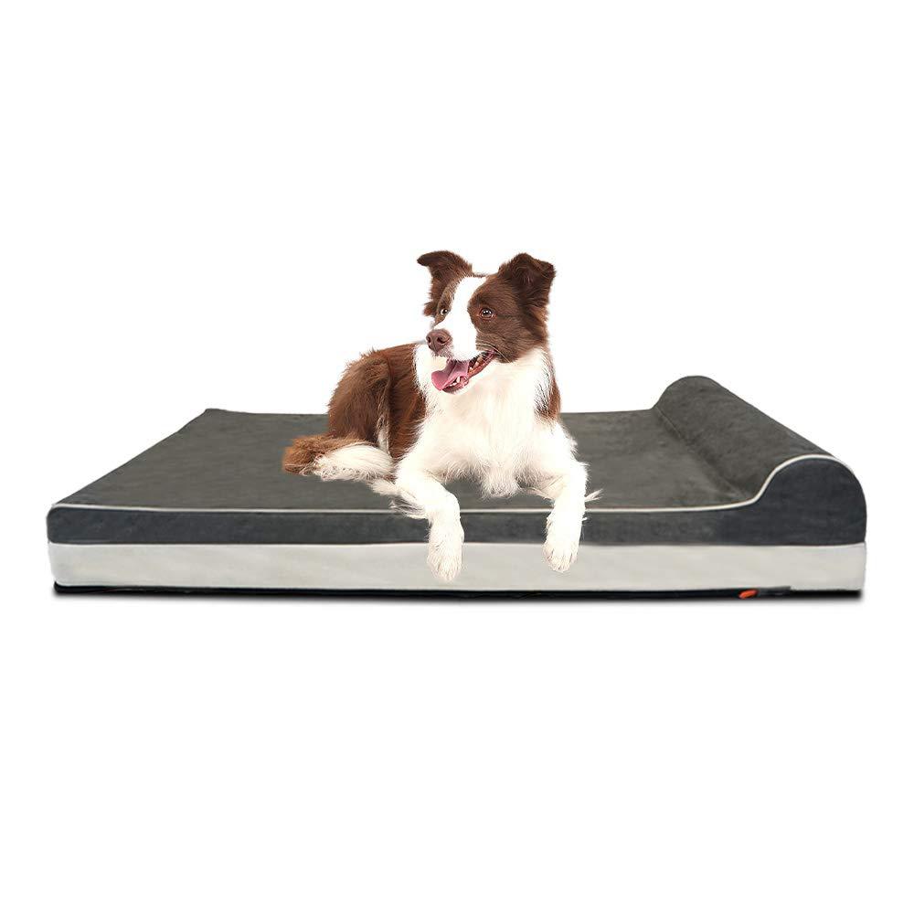 Amazon Cross-Border Foreign Trade Custom Large Dog Waterproof Pet Bed Cushion Mattress Sofa Memory Sponge Dog Mat