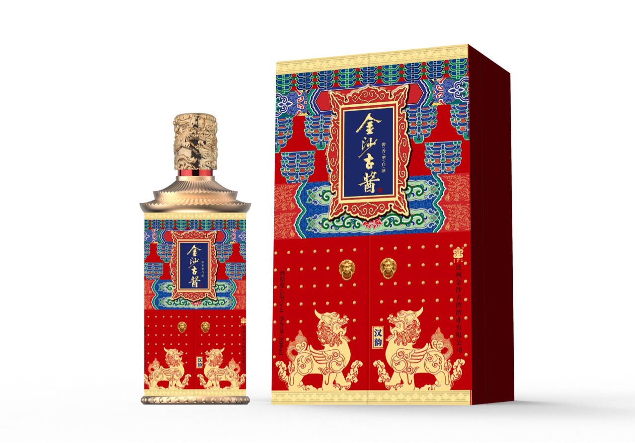 白酒批发金沙古酱秦风汉韵 53度酱香型500ml6瓶喜酒婚宴商务-阿里巴巴