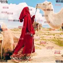 西藏旅游穿搭外套青海湖裙子拉萨衣服沙漠拍照服装斗篷大西北旅行