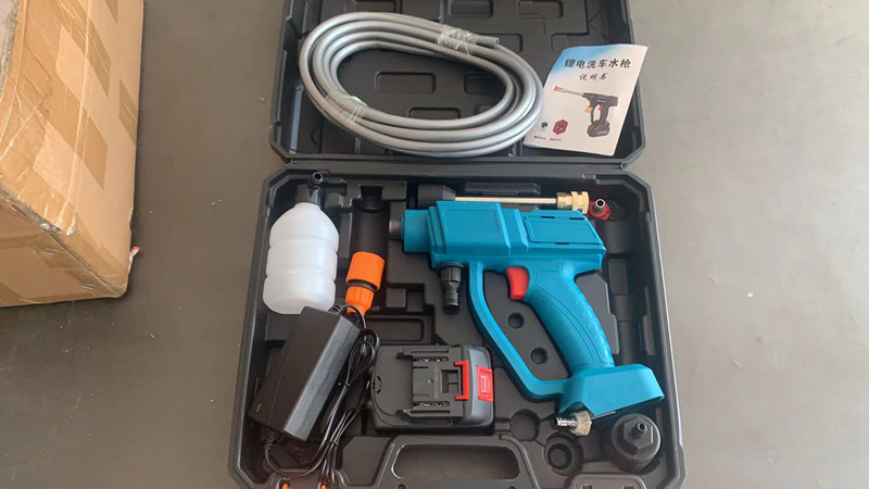 21v家用无线锂电池24v高压水枪充电洗车机车载便携式户外洗车神器