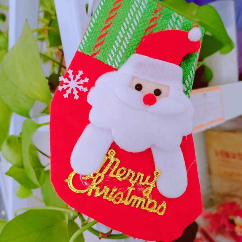 Christmas Stockings Children Snowman Christmas Stockings Gift Bag Christmas Decoration Christmas Tree Pendant Children Candy Bag