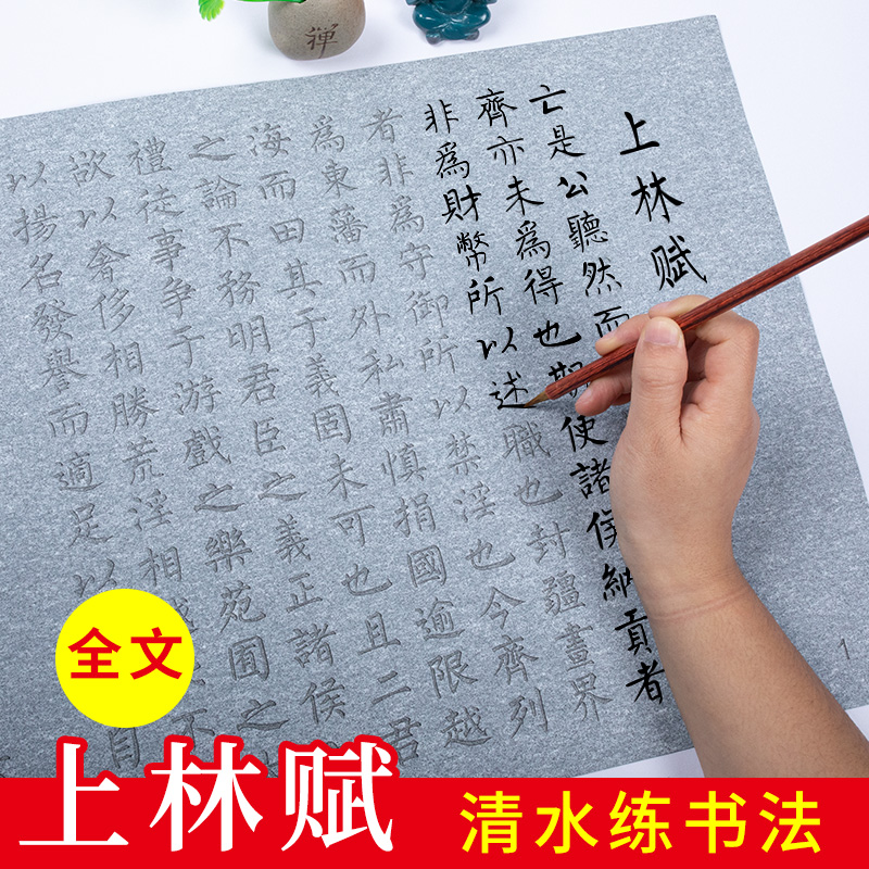 上林赋水写布套装初学者入门清水练书法字帖毛笔练字写字专用全文