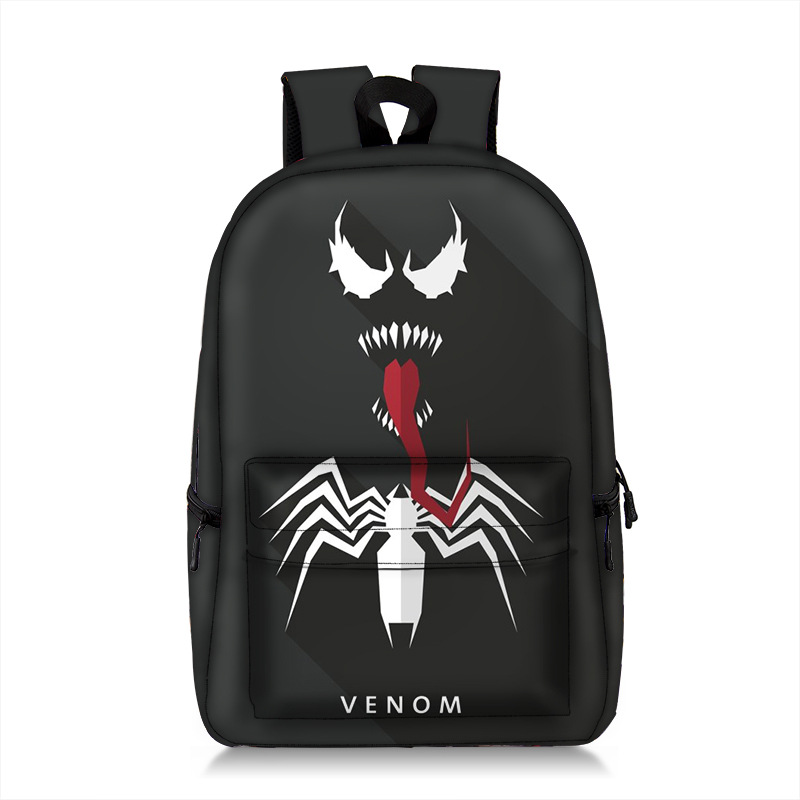 New Cross-Border Spider-Man Elementary School Studebt Backpack European and American Cartoon Cartoon Schoolbag Polyester 3D Printing Lightweight Backpack