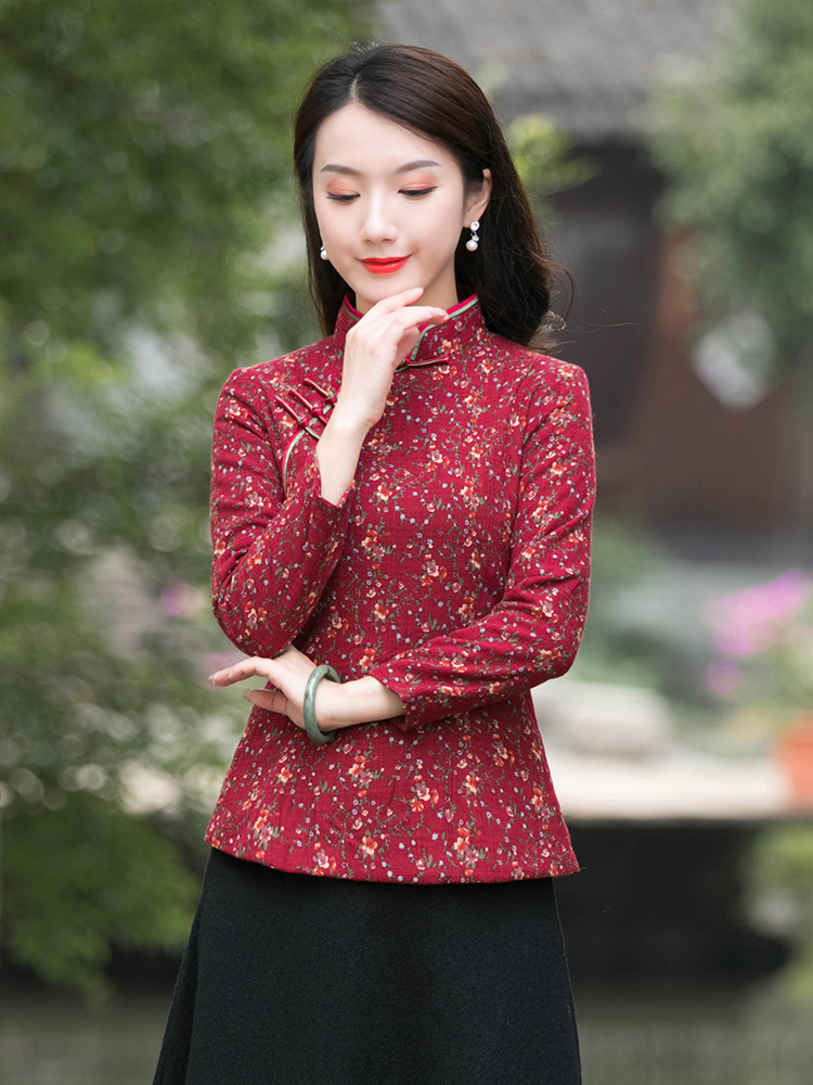 唐装女士棉上衣