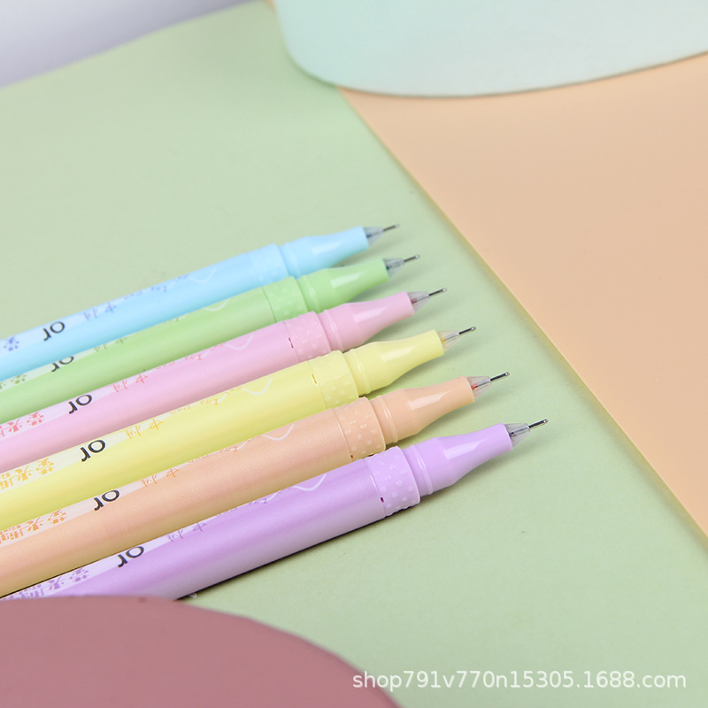 TimeOut New H764 Neutral Or Fluorescent Double-Headed Dual-Function 0.5mm Color Gel Pen + Fluorescent Pen Set