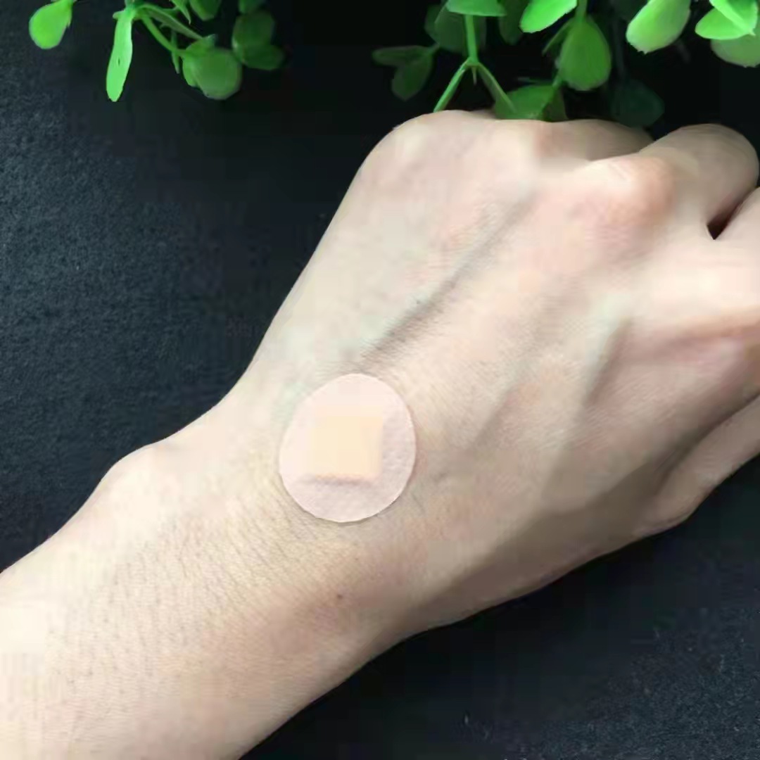 圆形创可贴埋线术后贴接种针孔贴婴儿疫苗贴小可爱输液贴防水贴