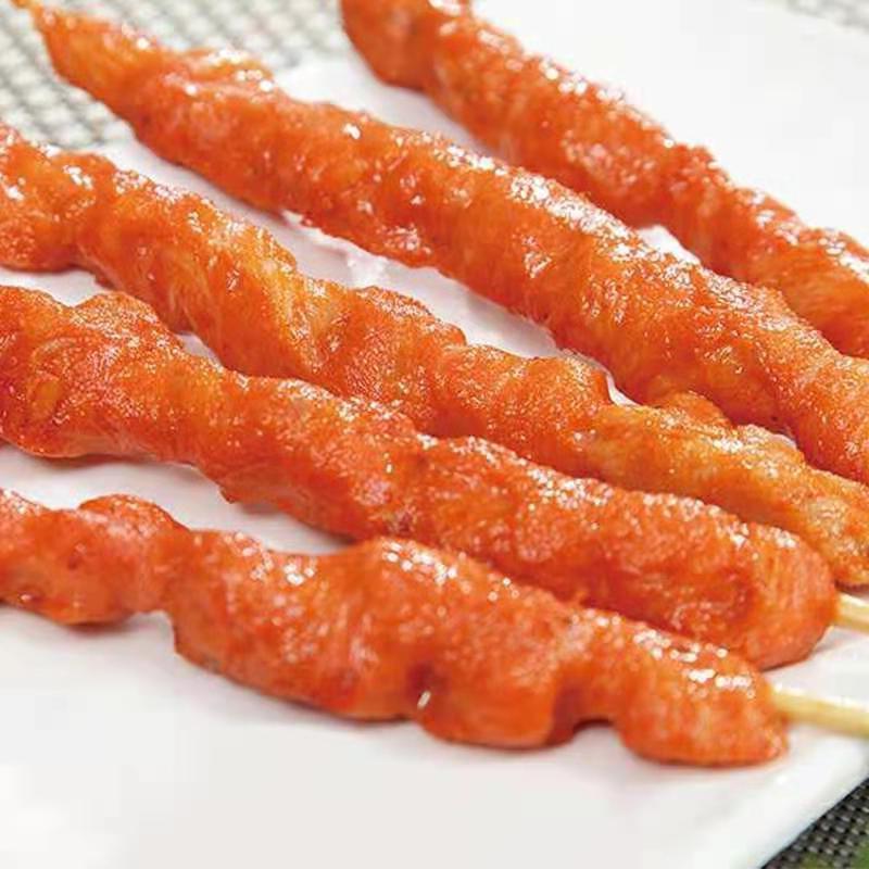 澳洲大串鸡肉串烧烤油炸腌制奥尔良味烤串里脊肉串冷冻半成品