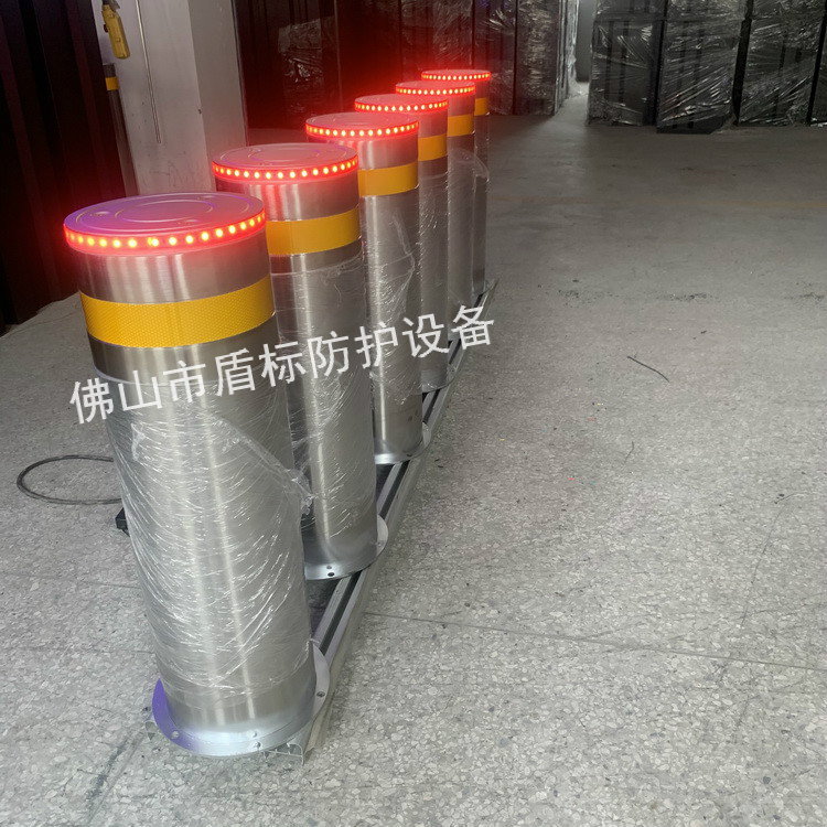 固定发光车档304不锈钢路桩公园景区道路隔离止车柱防冲撞立桩图