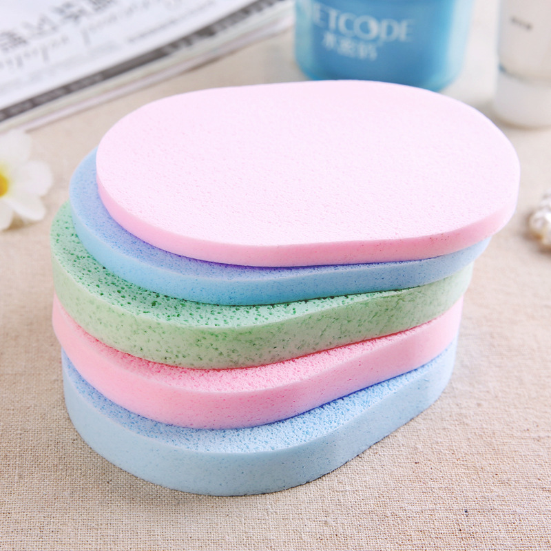 Seaweed Cleansing Powder Puff Pva Sponge Facial Cleaning Puff Makeup Puff Cleansing Facial Washing Cotton Makeup Remover Face Washing Puff