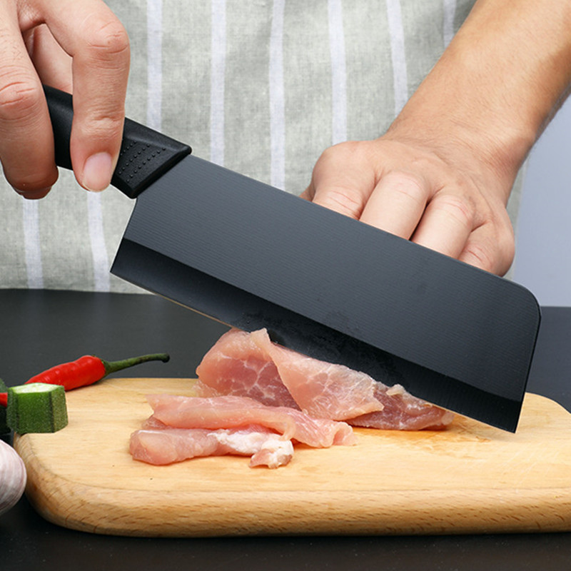 buck德国黑刃菜刀切肉片刀家用刀具砧板套装厨师刀厨房水果女士刀