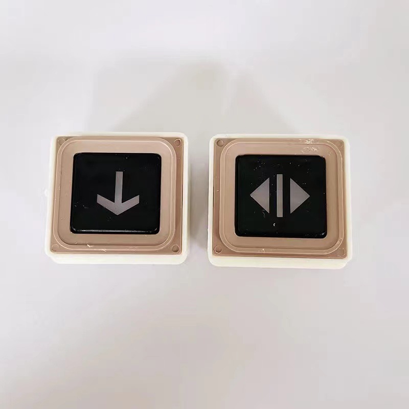 适用于东芝电梯按钮带耳不带耳按钮方形按键cv180 cv190-阿里巴巴