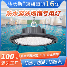 LED游泳馆专用灯 防潮泳池照明灯防水洗车房吊灯水蒸气温泉高棚灯