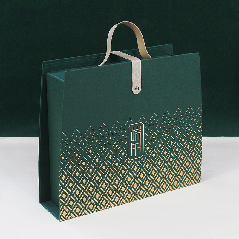 高档粽子礼盒包装商务酒店手提端午节礼品盒特产咸鸭蛋烘焙纸盒