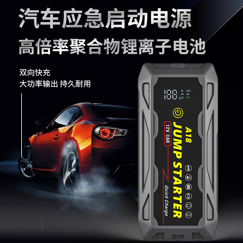 20004 12V Car Battery Power Charging Strong Emergency Start Power Pd65w Starting Power Supply