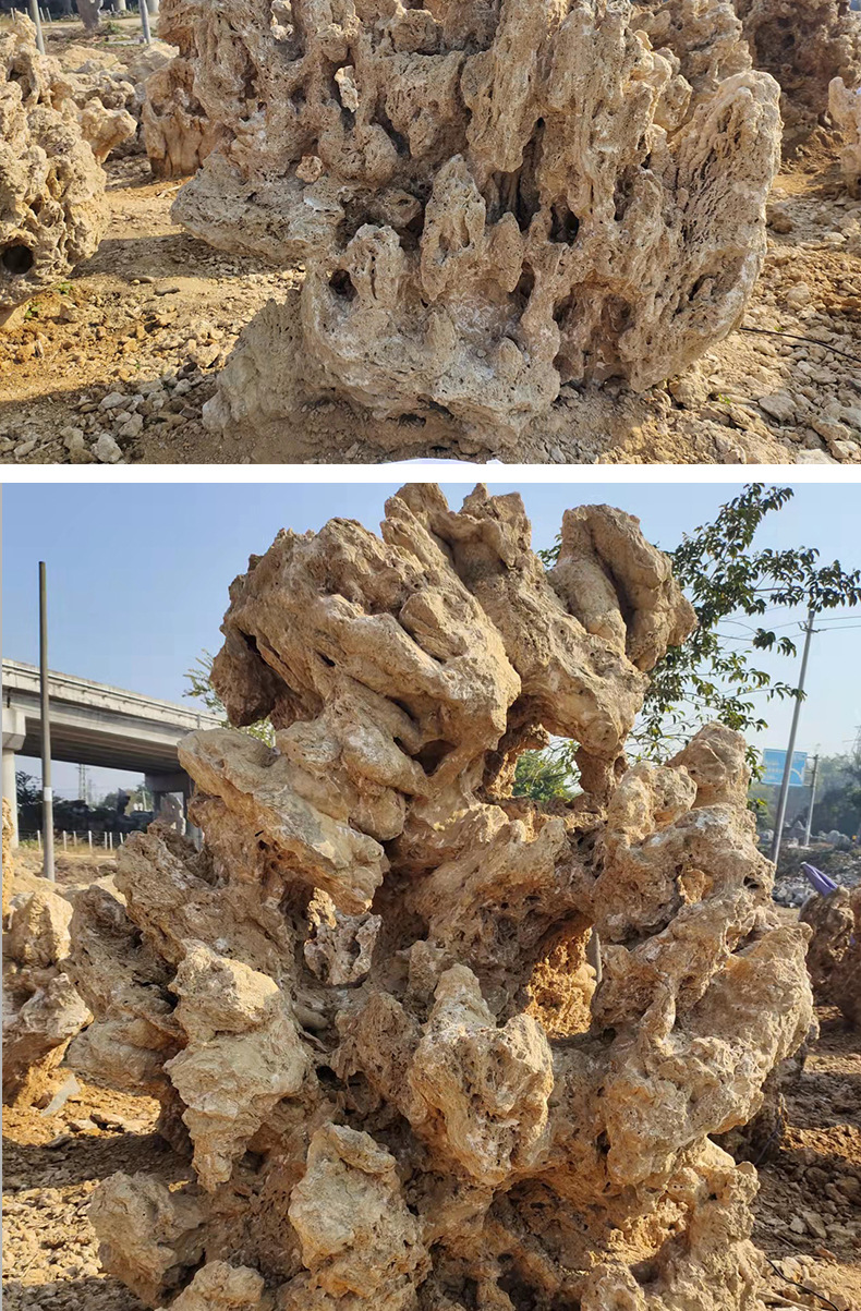 天然吸水石原石上水石石山山水盆景假山造景摆件中大型流水微景观