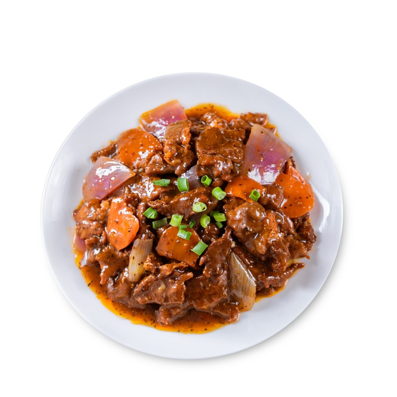 黑椒里脊料理包外卖冷冻快餐方便速食预制菜半成品外卖快餐批发