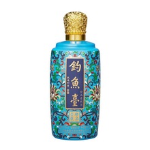 钓鱼台景泰蓝中国红53度酱香型白酒500ml*6瓶装收藏送礼摆柜_阿里巴巴