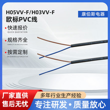 H05VV-F/H03VV-F 欧洲VDE认证标准PVC电源线插头线