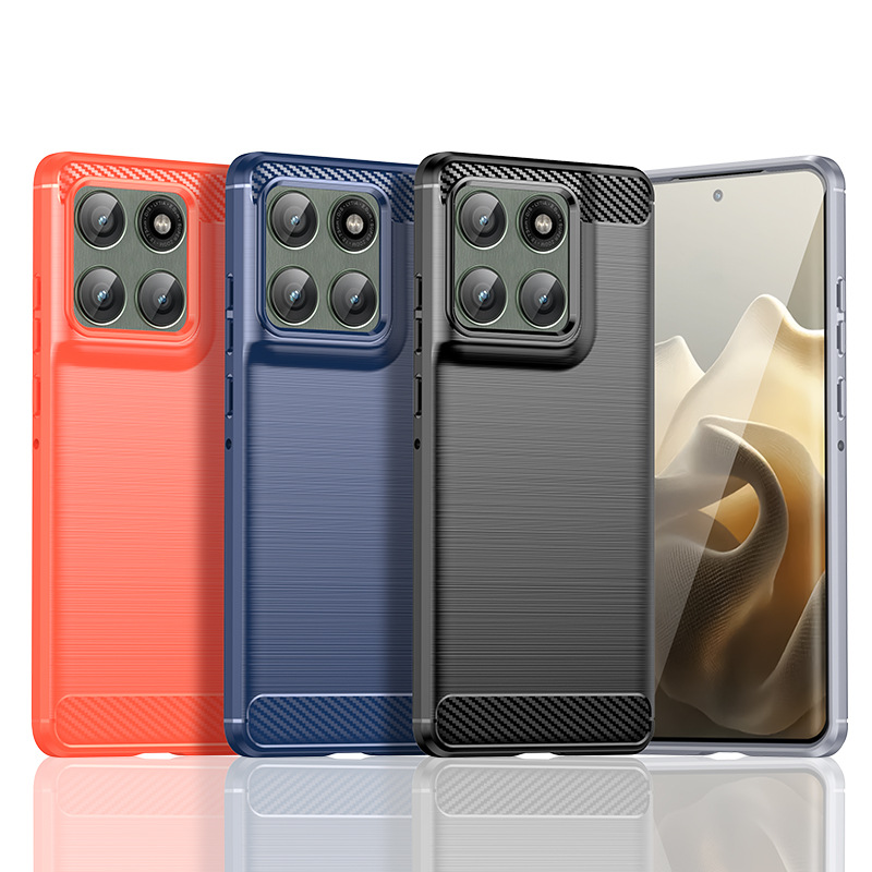 适用Moto Edge60S Pro手机壳G66J保护套G66Y碳纤维G56 5G全包拉丝