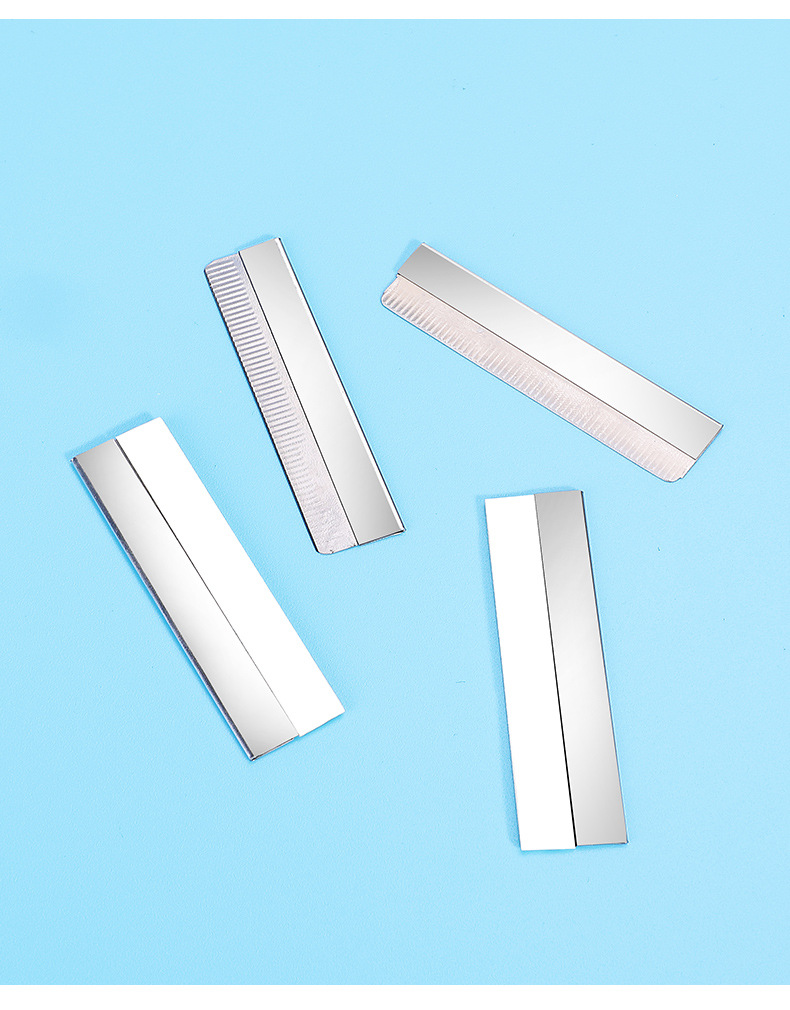 初学者安全型修眉刀片刮眉刀套装化妆师不锈钢剃毛刀羽毛画眉工具