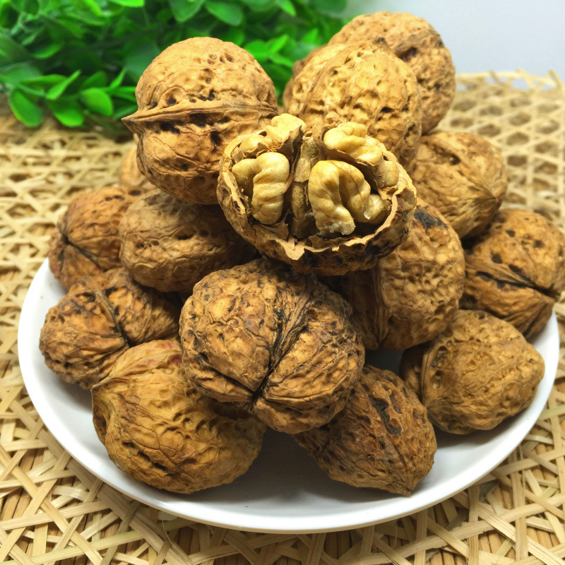 云南大理漾濞野生薄皮核桃新货原味孕妇纸皮核桃坚果特产500g包邮