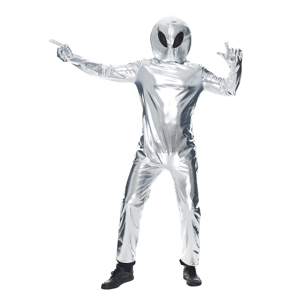 Factory Direct Sales Halloween New Alien Roaming Space Party Performance Costume Funny UFO Astronaut Performance