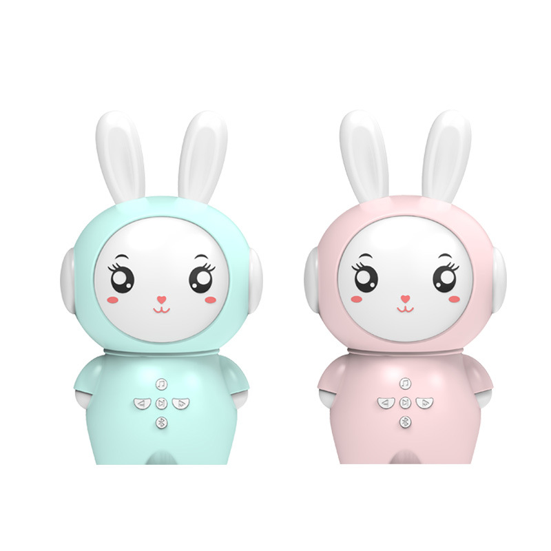 Children Accompany Story Machine Early Education Intelligent Rabbit Robot Infant Educational Toys Bluetooth Charging Learning Machine