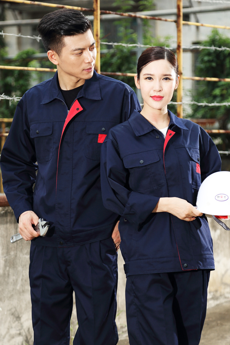 工装套装细密缝制工作服套装质优面料透气性好款式多样穿着舒适