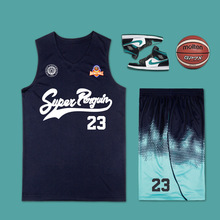 篮球服套装男定制夏季比赛训练队服宽松背心大学生街头运动球衣
