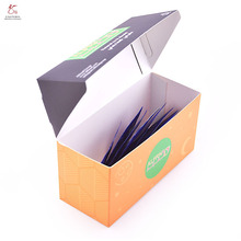 创意彩色卡纸盒茶叶水果茶包装盒柠檬片咖啡茶饮纸盒折叠盒