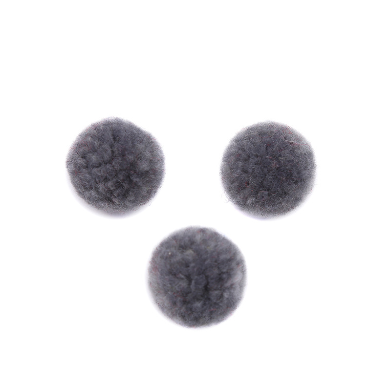 Color Imitation Wool Fur Ball Imitation Lamb Pompons Fur Ball Ornament Accessories Hairy Ball Pendant Clothes Accessories Wholesale