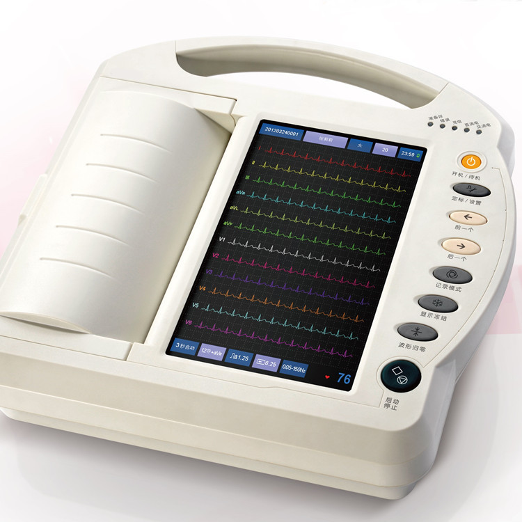 心电图机检测仪心电仪便携式心电图机12导联心电图仪mk-1212a