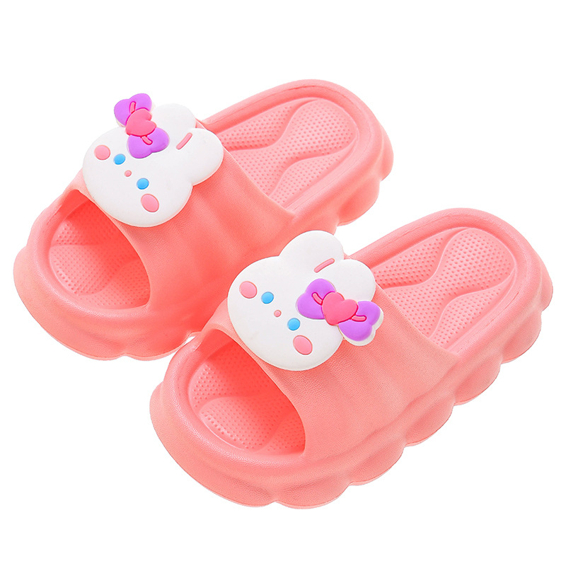 Summer Children's Slippers Boys and Girls Indoor Non-Slip Soft Bottom Home Bath Parent-Child Big Middle Children Baby Sandals