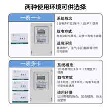 MZ上海人民百德尔电表智能三相四线预付费DTSY2111插卡电能表工业