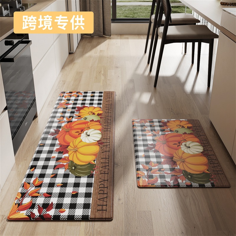 亚马逊美式厨房抗疲劳地垫加厚减压垫家用防水防油防滑垫踩脚垫