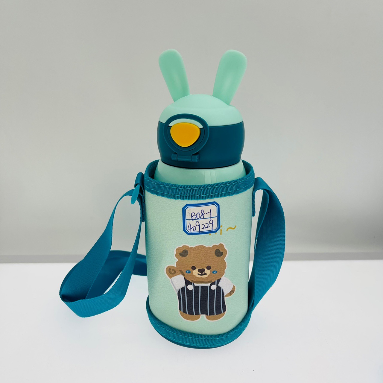 Guardian Angel B08-1 Children's Stainless Steel Thermos Cup Student Portable with Straw Cup Cartoon Kindergarten Water Pot