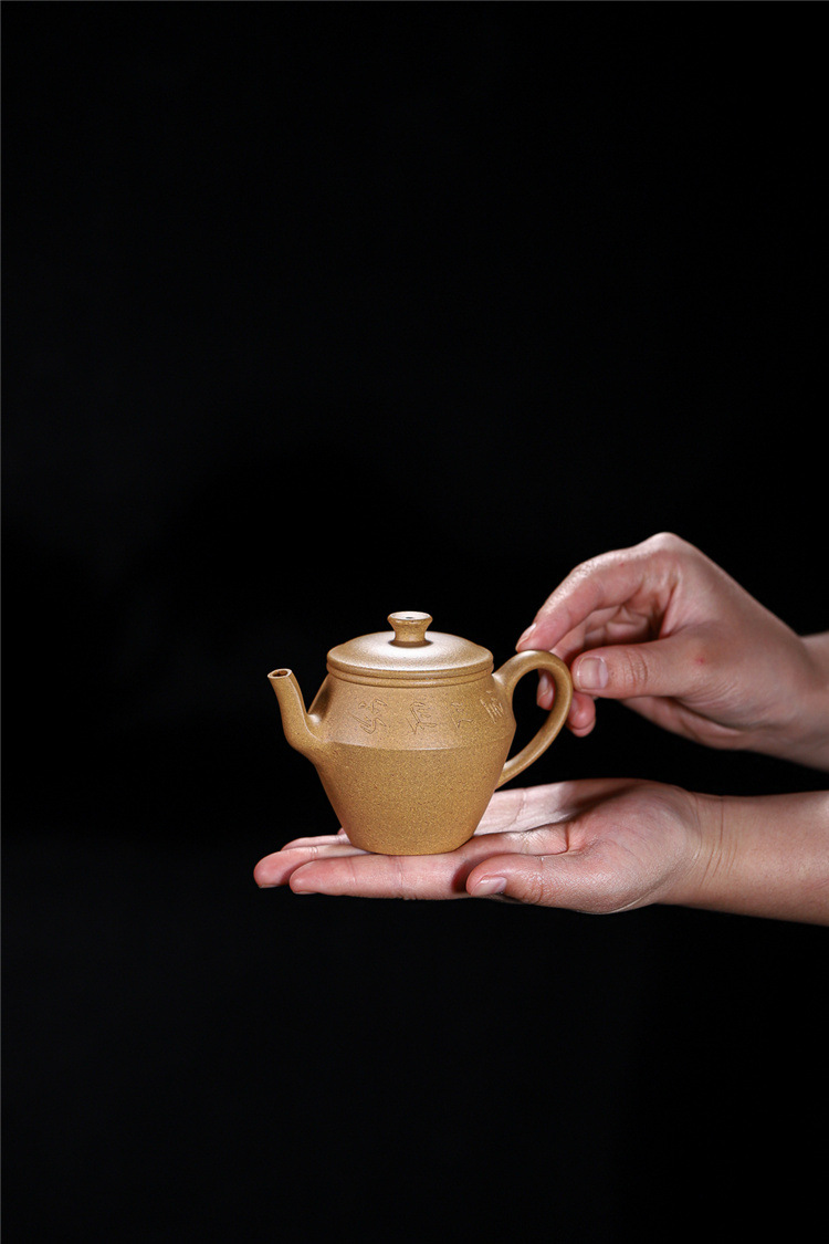 宜兴紫砂壶原矿段泥合斗160ml 家用单个人泡茶壶茶器功夫茶具单个