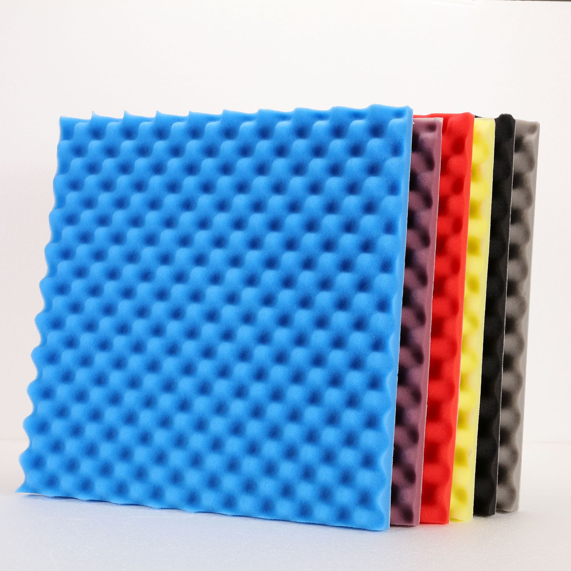 鸡蛋棉吸音棉阻燃背胶隔音棉自粘 墙体ktv琴房直播间录音棚隔音板