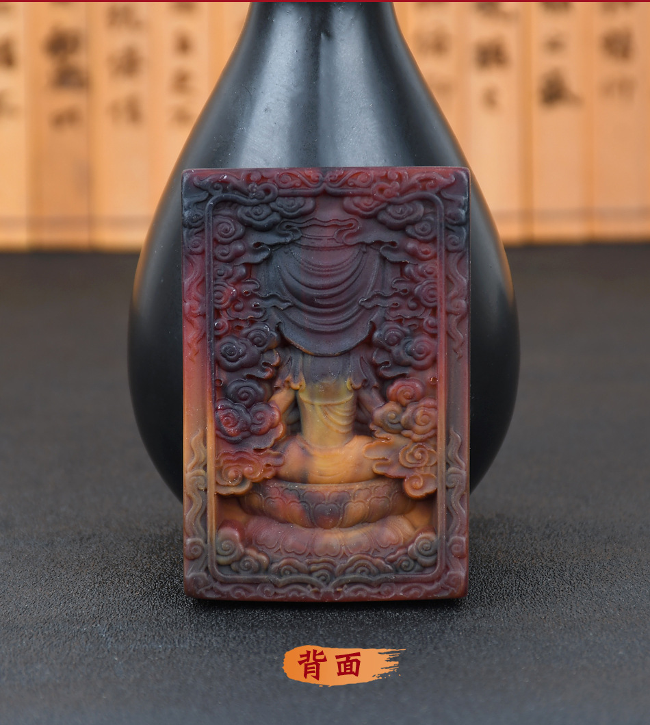 二代琥珀蜜蜡龙涎香吊坠项链毛衣链佛牌摆件高档会销礼品直播款