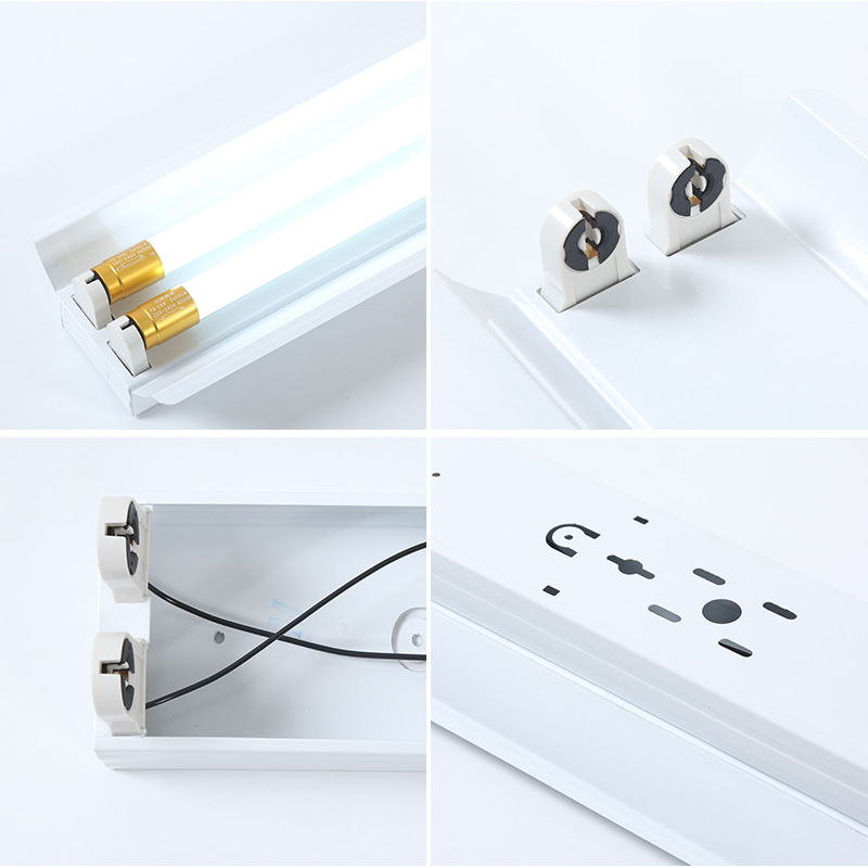 2米双管36w 荧光灯地下室工厂车间日光灯全套