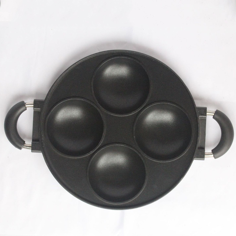 Cake Pan Cake Mold Breakfast Egg Cakes Cake Four-Hole Breakfast Mold Household Four-Hole Breakfast Mold