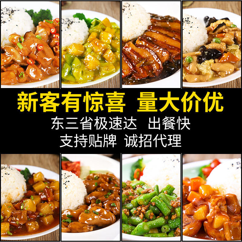 批发料理包预制菜速食快餐外卖半成品盖浇饭商用红烧肉加热速食