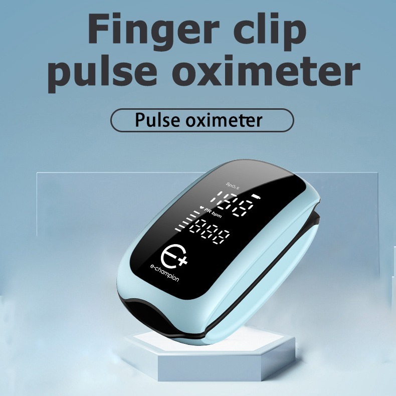 外贸指尖指夹式心率血氧饱和度检测仪家用脉搏血氧仪可充电
