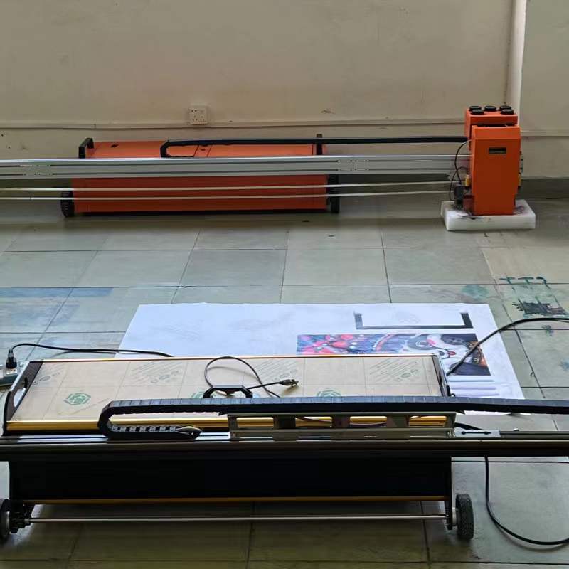 地面车库个性打印机彩绘插画碾压车位3d涂鸦自动喷绘机平面绘画机